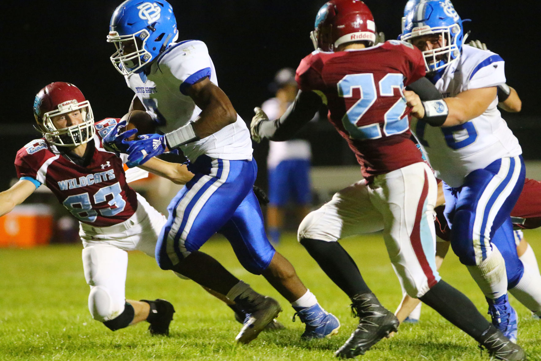 Boone Grove at Hanover Central football
